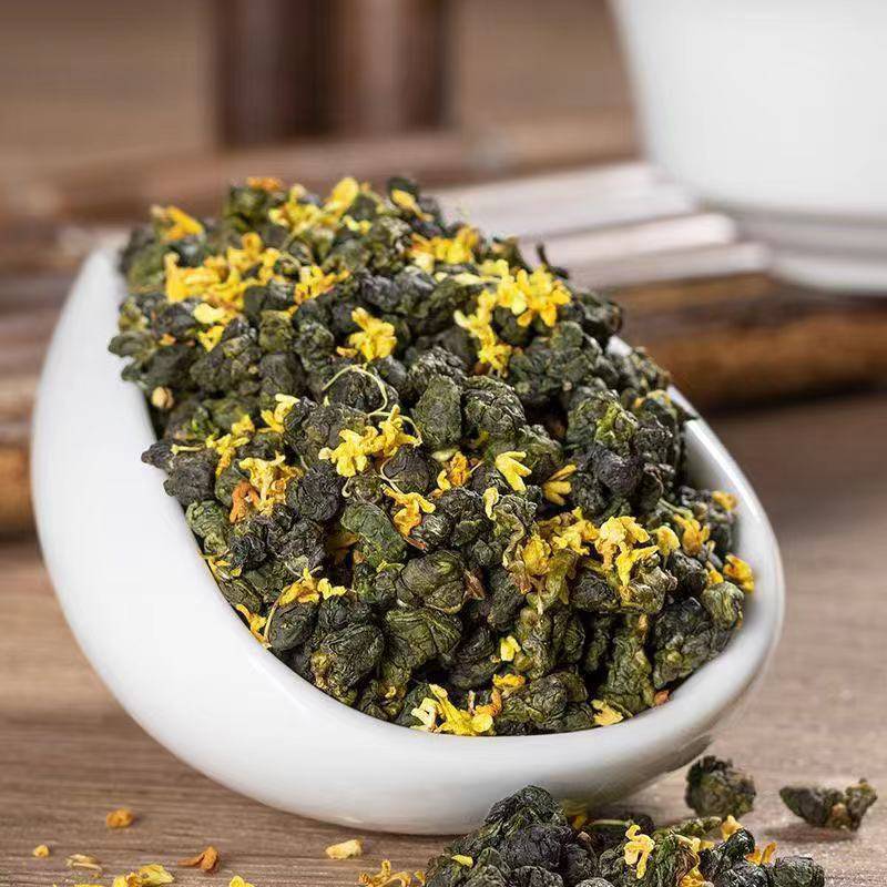 桂花乌龙茶 台湾高山乌龙茶 桂花香高山茶冻顶乌龙茶 正品