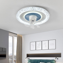 电扇一体360摇头吸顶卧室静音风扇灯天猫精灵家用智能餐厅房间灯