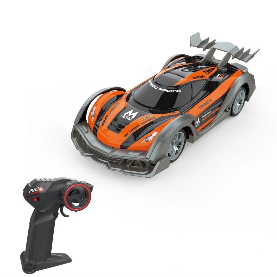 跨境新款四通遥控车1:18漂移高速跑车 2.4G手柄耐摔儿童赛车玩具