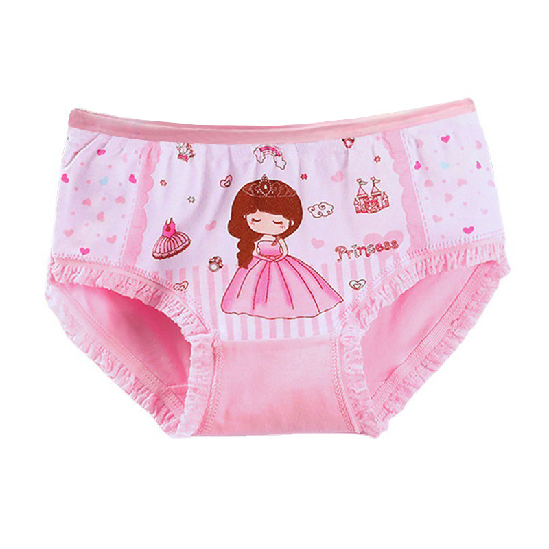 女童内裤a类纯棉中大童学生小女孩宝宝不夹屁屁三角内裤一件代发