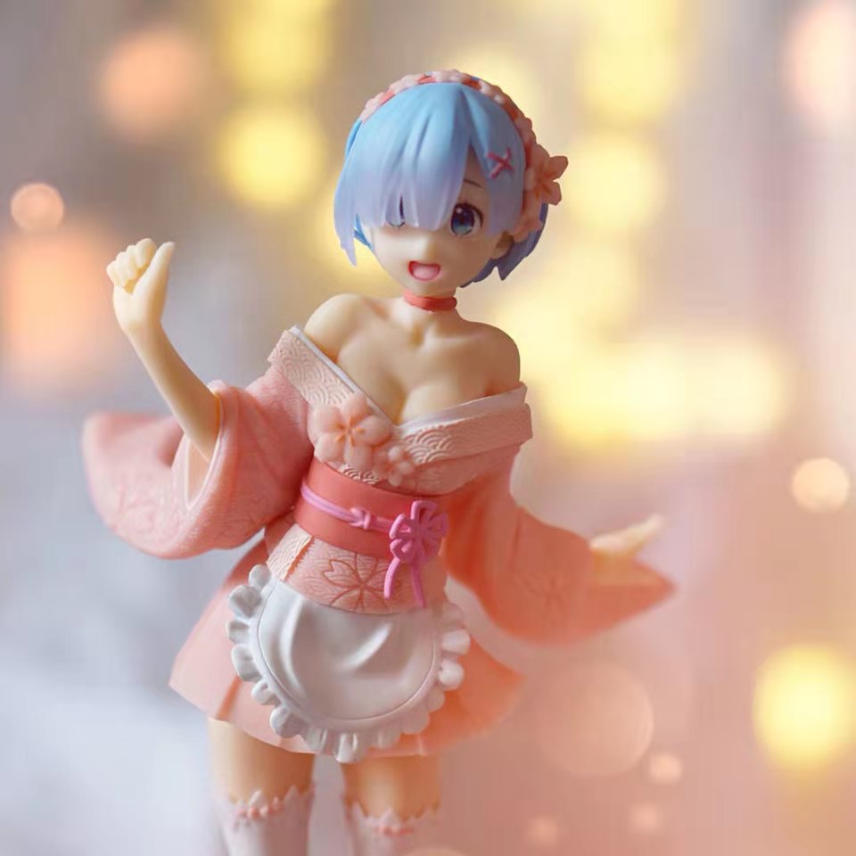 【哇塞动漫】和服 蕾姆手办浴衣泳装雷姆摆件从零开始 异世界生活