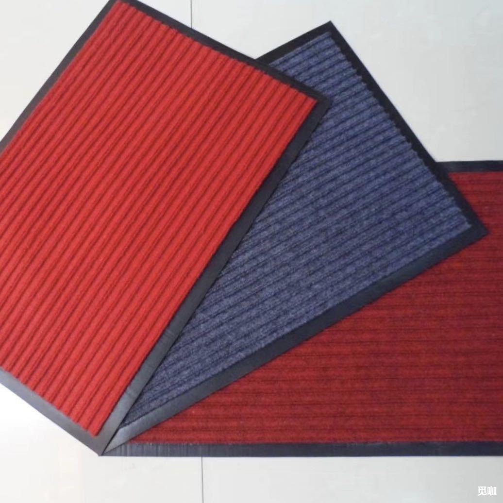 中式门垫 双条纹脚垫浴室垫浴室门口吸水防滑地毡 浴室防滑垫