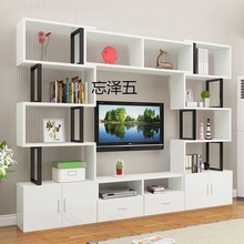 WB简易电视柜镂空简约高款创意落地大小户型卧室客厅电视柜组合墙