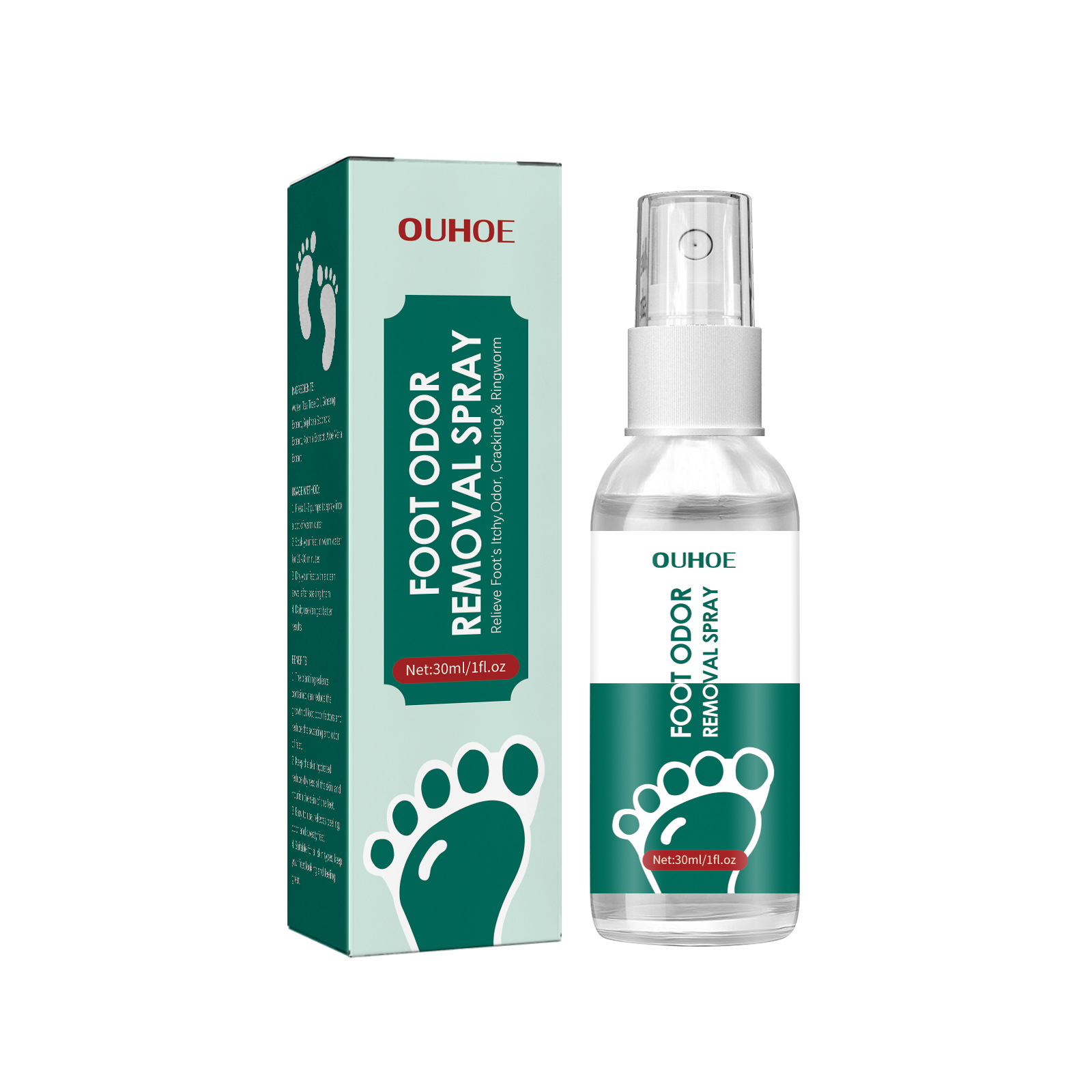 Ouhoe Foot Cleansing Spray Foot Care Spray