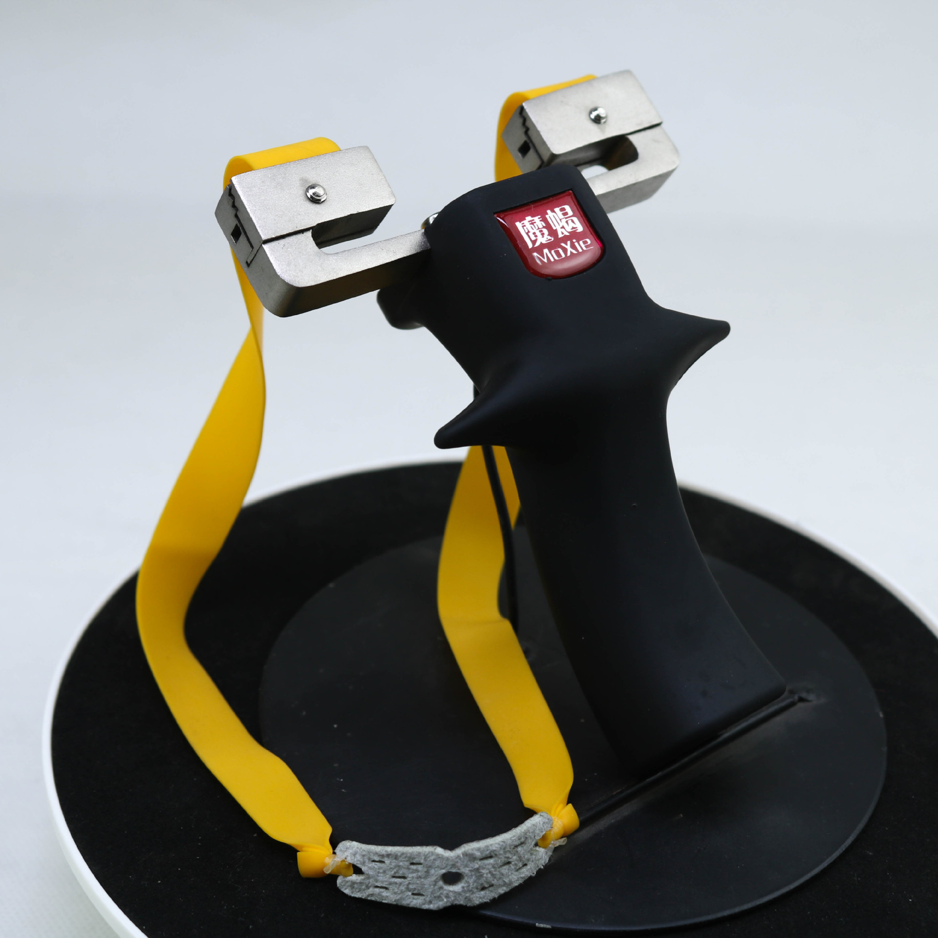 便携abs钢铁侠扁皮高级反曲高精度免绑快压u型瞄具魔蝎弹弓-阿里巴巴