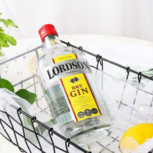 法国洛德森干金酒LORDSON700ML杜松子干味金酒鸡尾酒基酒原装进口