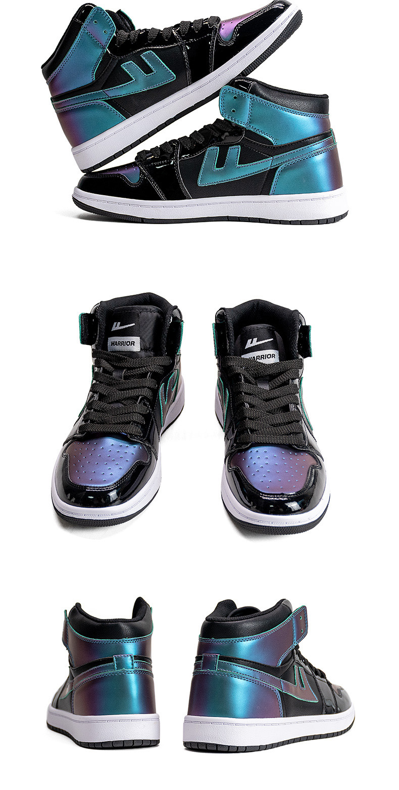 回力官方旗舰店男鞋2021年新款潮空军一号变色龙高帮板鞋aj运动鞋