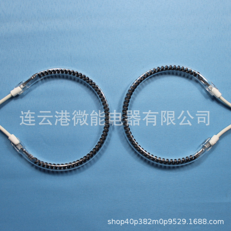 供应户外取暖器圆形发热管环形加热管圆碳纤维碳素加热管加工