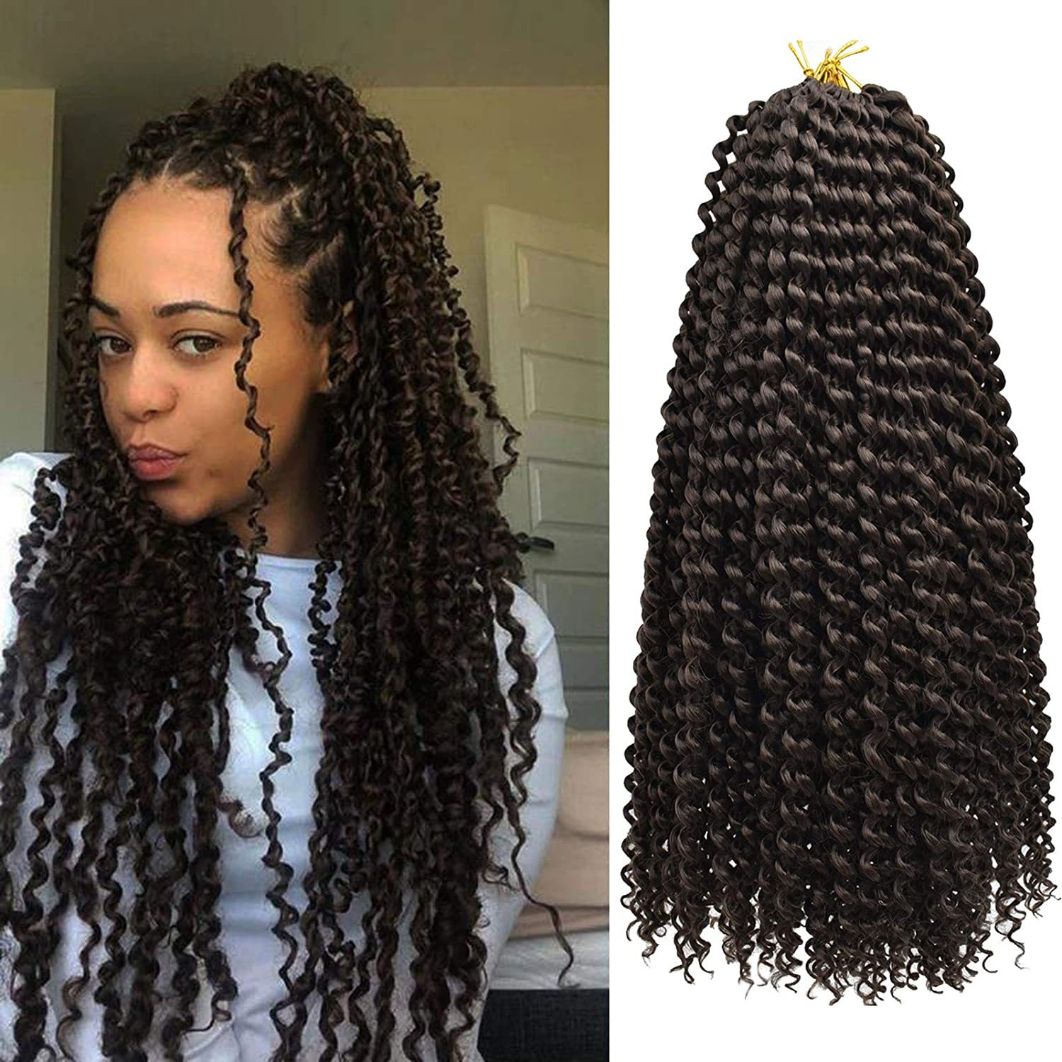 欧美外贸假发女passionhair化纤马尾钩针发扭辫非洲辫子马尾wig