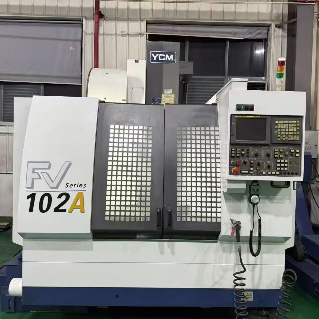 转让二手永进FV102A立式加工中心主轴锥度BT40承重:500
