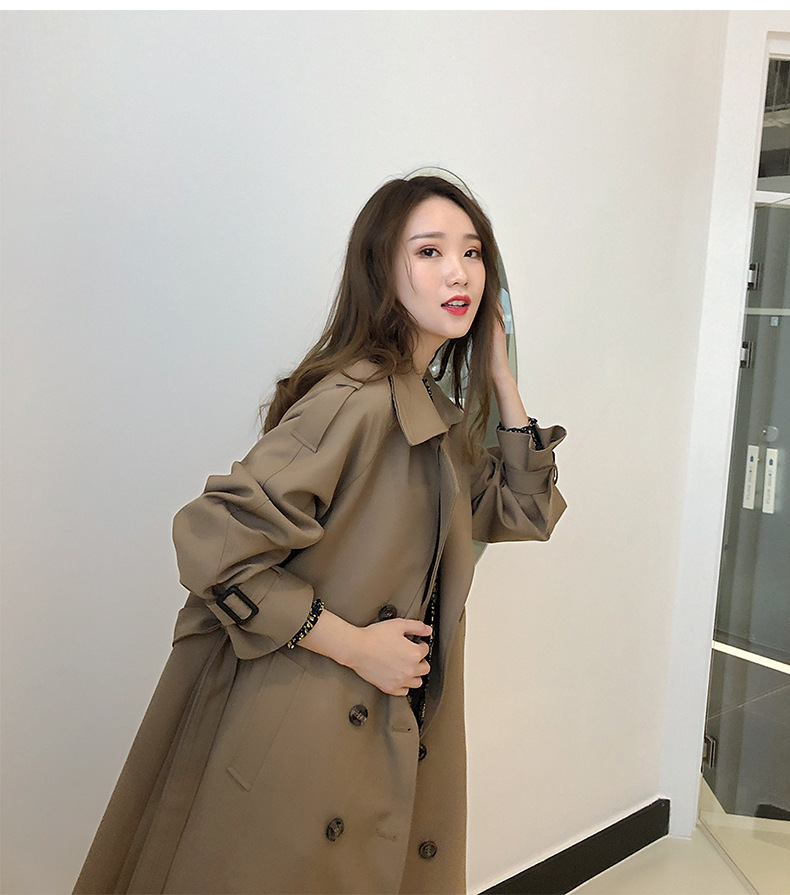 女士韩版秋冬风衣