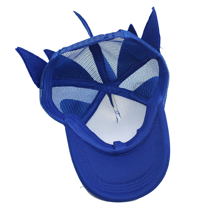 Cross-Border Hot Selling Sonic Hedgehog Cartoon Breathable Net Cap Children Adult Sonic the Hedgehog Sun-Proof Baseball Cap