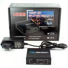 hdmi splitter分配器 1进2出分屏器1分2一进二出 一拖二HUB分线器