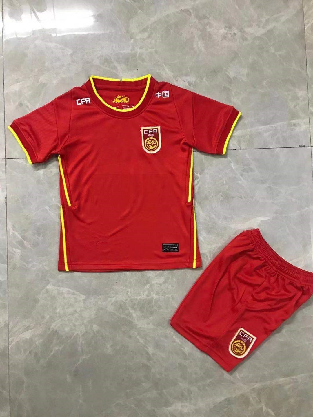 足球服光板训练服短袖套装中国队女足亚冠球服女足中国队球服批发