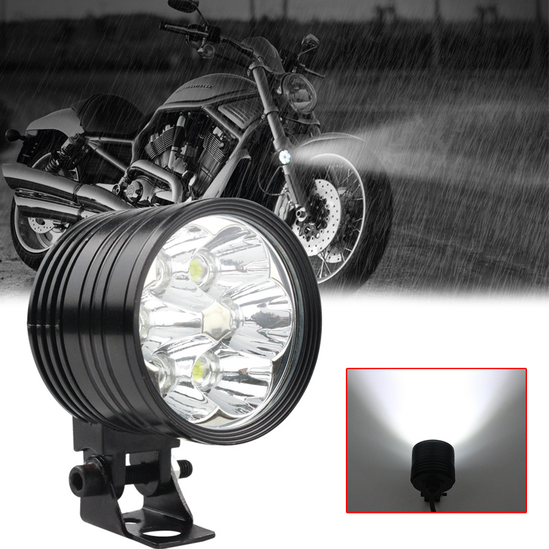 led工作灯摩托车外置射灯工作灯小钢炮强光电动车led车灯改装跨境