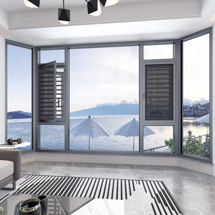 110系列平开窗封阳台断桥铝门窗