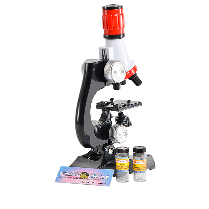 Early Education Biological Science HD 1200 Times Microscope Toy Children's Science and Education Set Primary School Student Tester