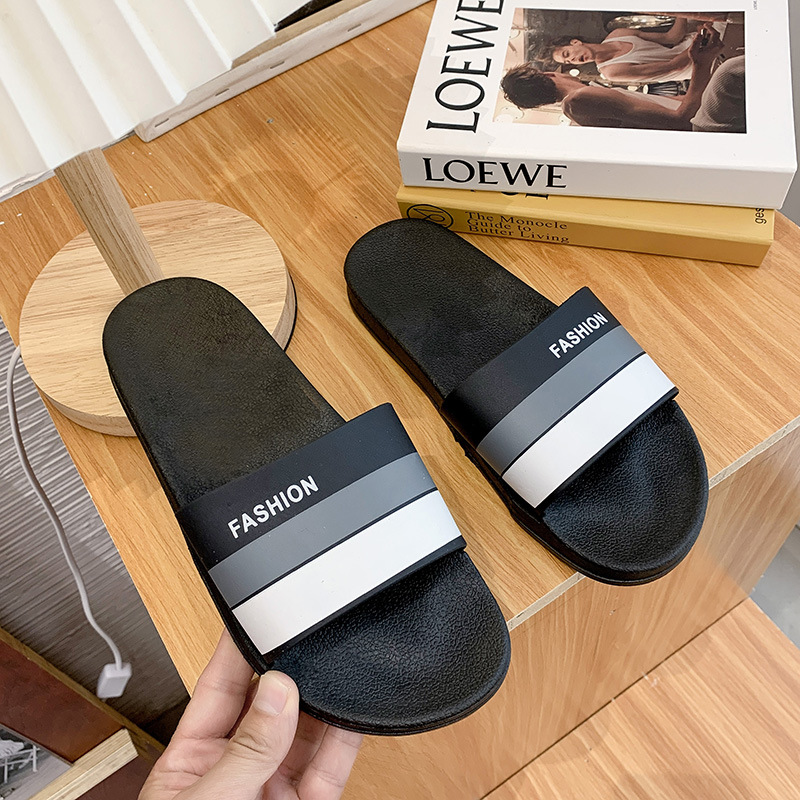 Women's Summer Cartoon Home Couple Indoor Korean Style Student Household Slippers Men's Non Slip Outdoor Soft Bottom