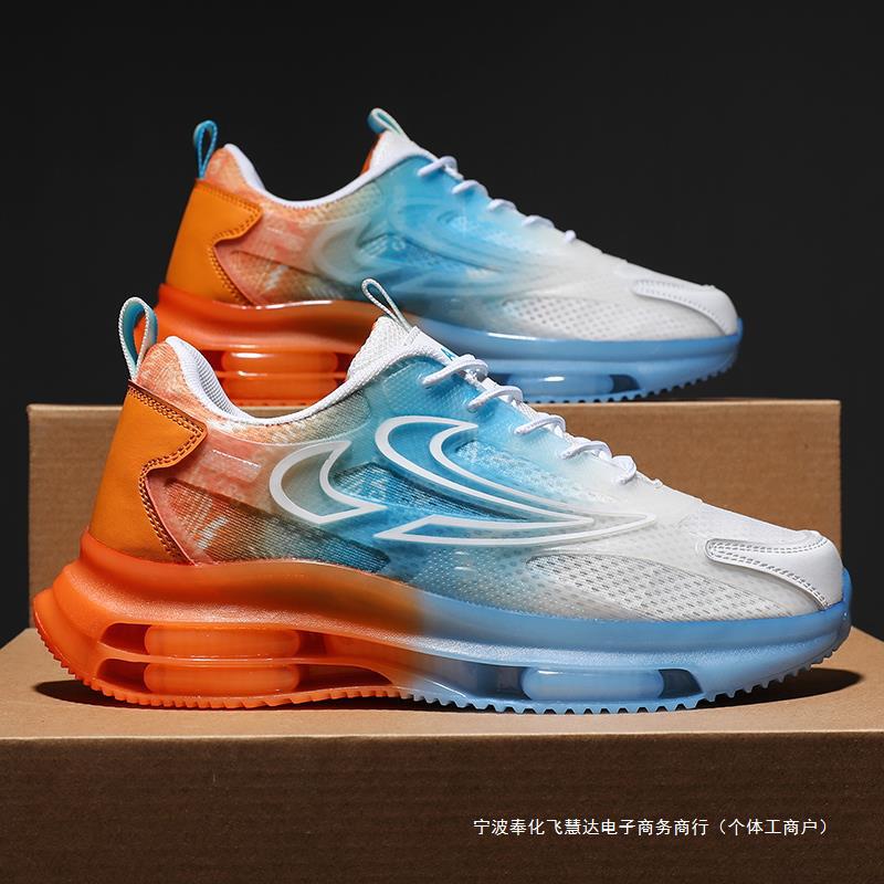 莆田男鞋2024年新款春秋百搭运动休闲青少年跑步厚底增高老爹潮鞋