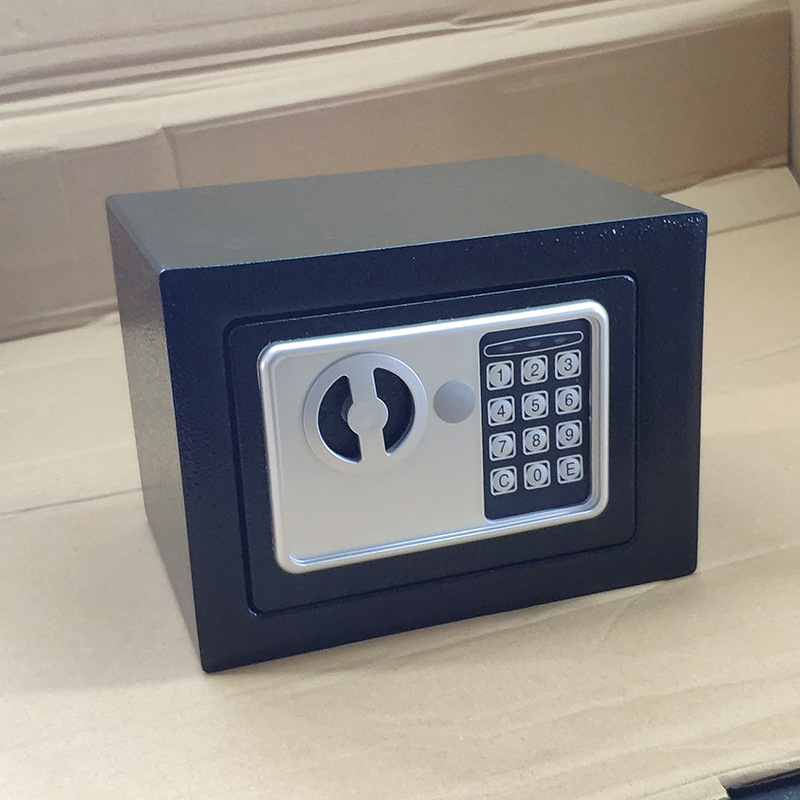 保险箱17e家用小型防盗保险柜密码保管箱床头柜保管箱电子保险箱