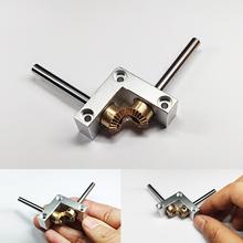 4/5mm迷你直角转角器 小型90度1:1齿轮箱 伞齿轮换向器模型传动箱