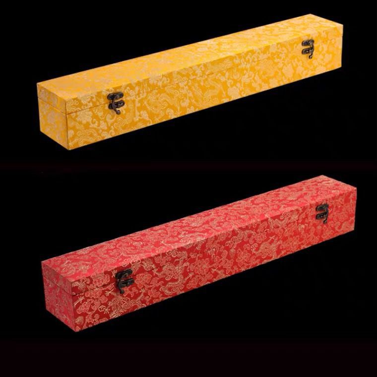 锦盒收纳盒卷轴锦旗书画盒收藏定制长方形字画包装盒书画装字画盒