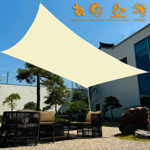 300D Waterproof Polyester Square Rectangle Shade Sail garden