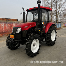 直补东方红MF904农用四轮拖拉机 高配置四驱旋耕机 空调驾驶室