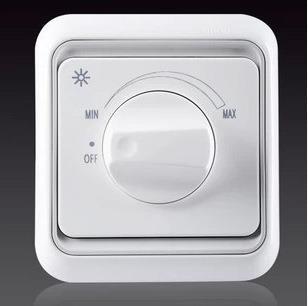 simon西蒙开关插座 60系列旋钮式调光开关 60e101