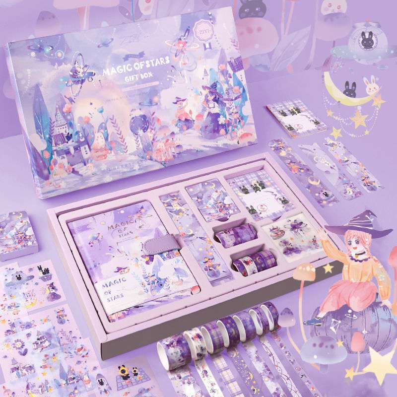 少女心手账本套装全套便宜 梦幻网红手帐用品全套一整套笔记本子