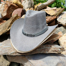 韩版春夏季男士帽子大檐旅游牛仔帽平沿渔夫遮阳帽亚麻针织帽批发