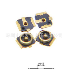 1代3代4代贴片天线座子   IPEX/IPX接头 U.FL-R-SMT 射频同轴连接