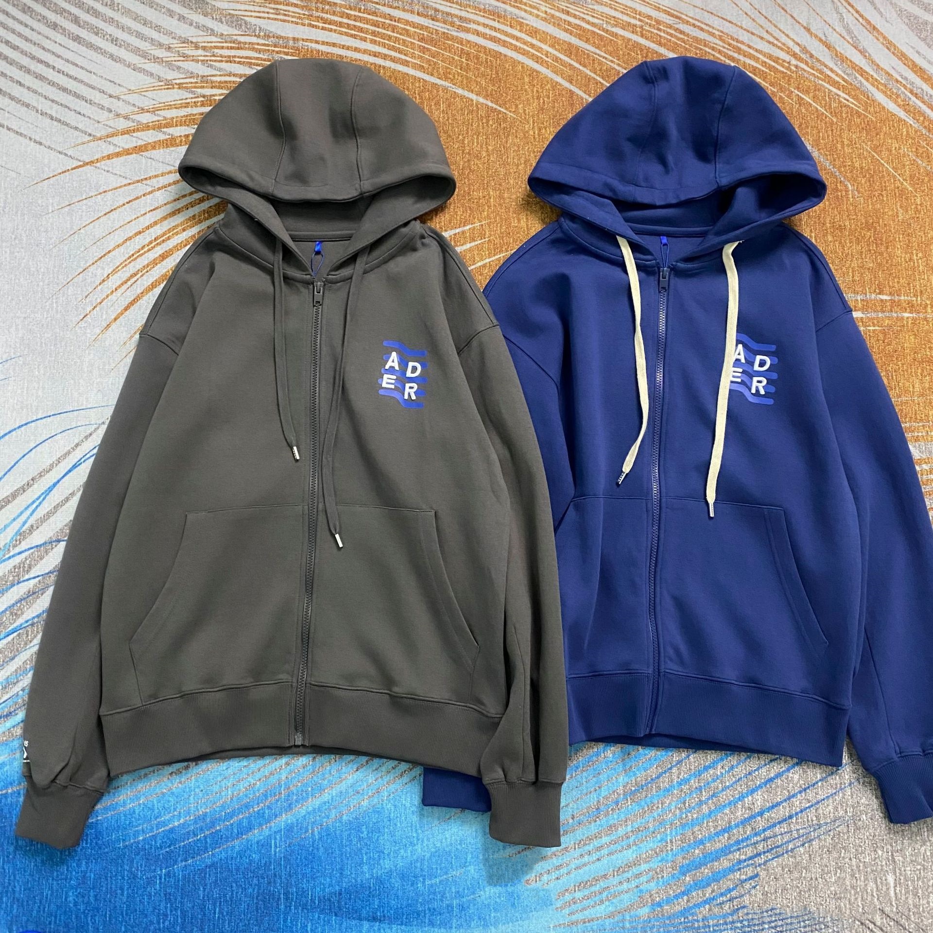 ader五周年纪念款拉链外套男女同款春秋季新款高街风情侣拉链衫