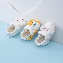 2022新款0-1岁婴儿鞋宝宝鞋学步鞋棉布鞋婴儿学步鞋女宝宝公主鞋