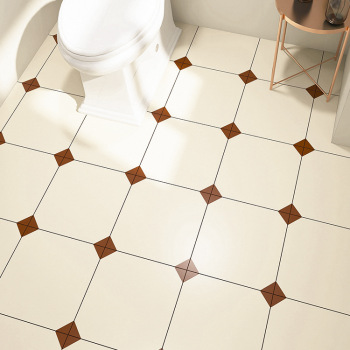 几何拼色小花砖南洋复古风民宿餐厅防滑地砖200x200阳台浴室瓷砖