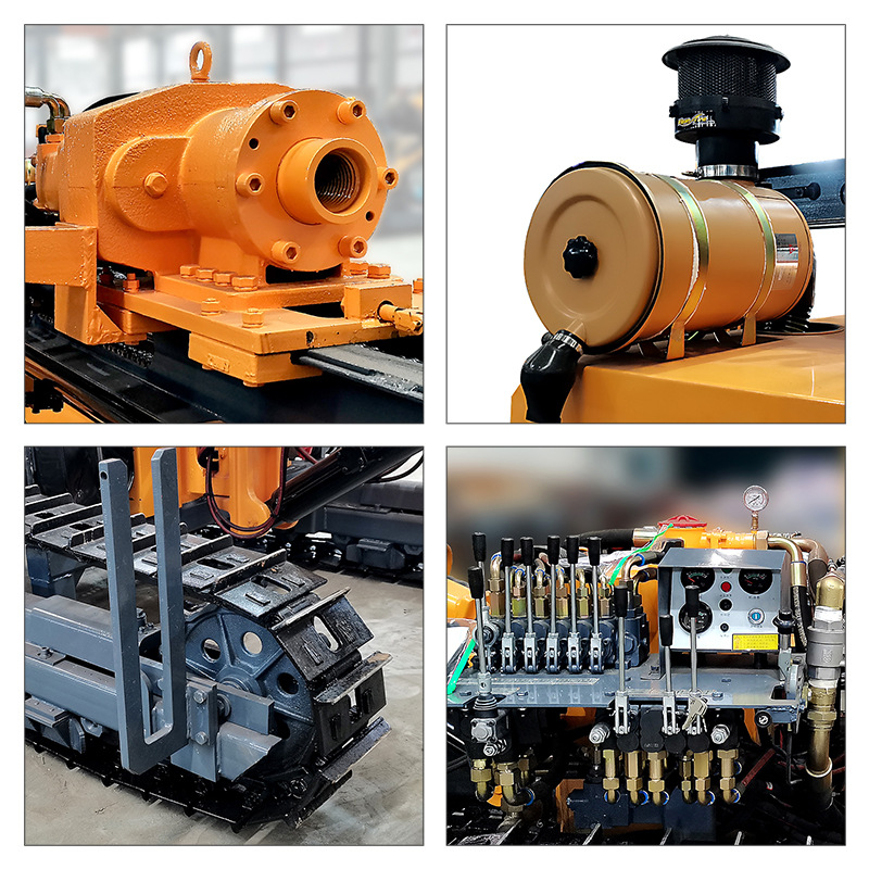 开山牌空压机kg726露天潜孔钻车 履带式钻孔机 工程钻机