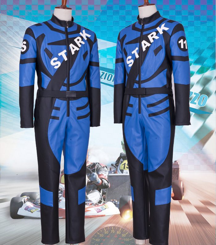 cosplay服装 钢铁侠2tony赛车服 连体服 小罗伯特·唐尼