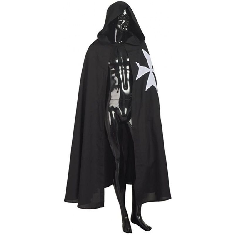 欧美风格中世纪服装圣殿骑士团条顿骑士披风罗马帝国勇士斗篷连帽