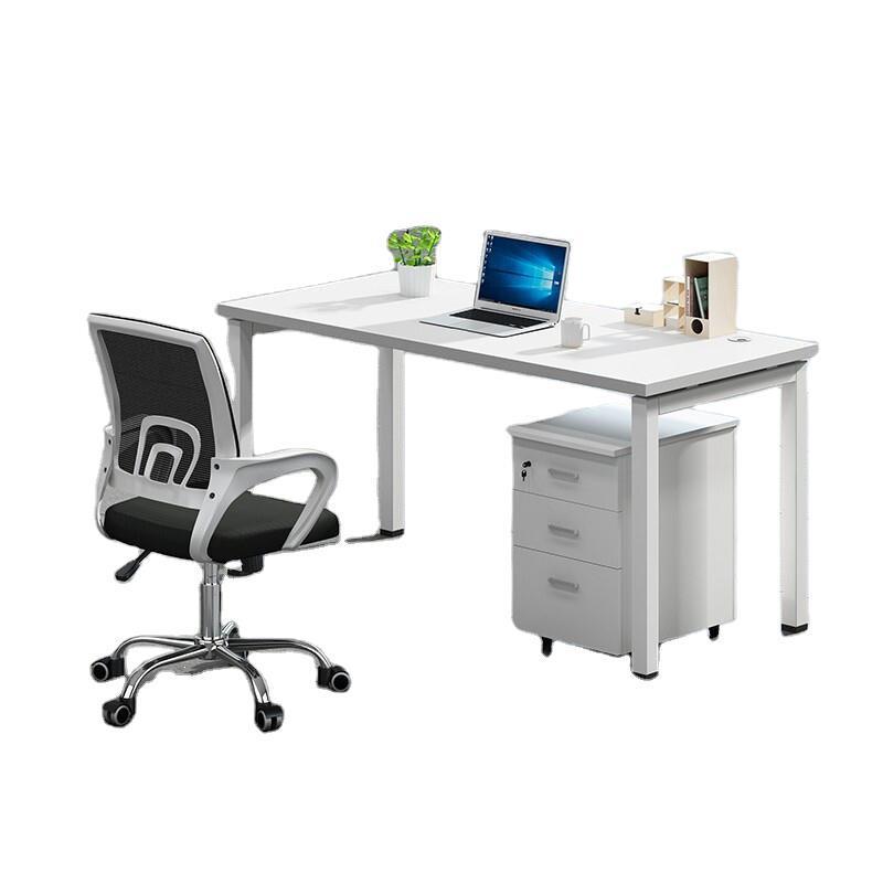 简洁职员桌 办公桌钢架桌 工位屏风卡座 简约现代办公桌