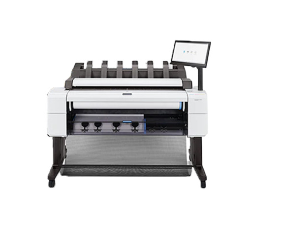 惠普高速生产型蓝图打印机a0绘图仪打印/扫描/复印t2600mfp单卷筒