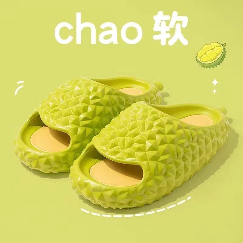 Women's Summer Durian Couple Home Slippers Men's Online Red Personality Fashion Outdoor Sandals Spot Wholesale