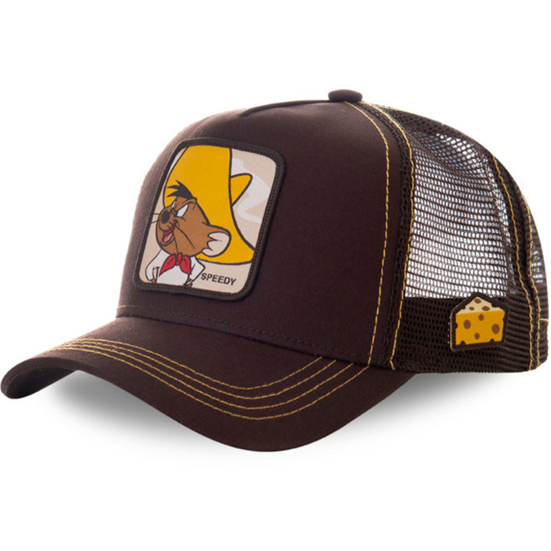 Foreign Trade Popular Style Cartoon Rabbit Duck Baseball Cap Anime Summer Mesh Hat American Trucker Cap Sunshade Wholesale