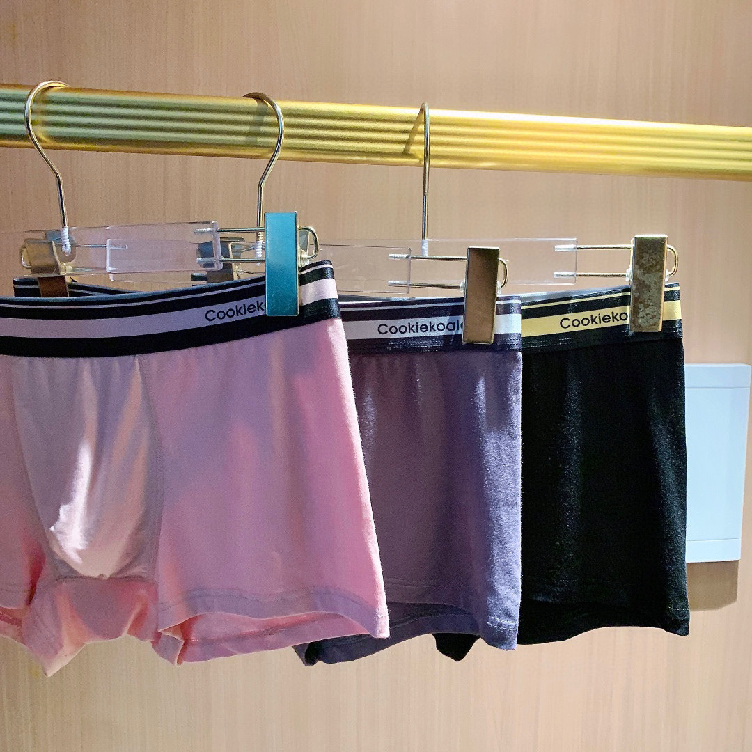 0莫代尔面料男士四角裤石墨烯底裆平角盒装内裤男