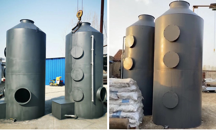 厂家直销碳钢材质喷淋塔废气处理净化塔降温塔水喷淋塔碳钢喷淋塔