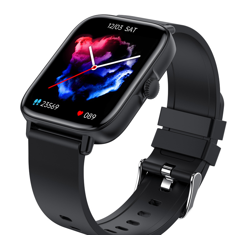 外贸热款t46s蓝牙通话体温智能手环血压血氧心率运动情侣智能手表