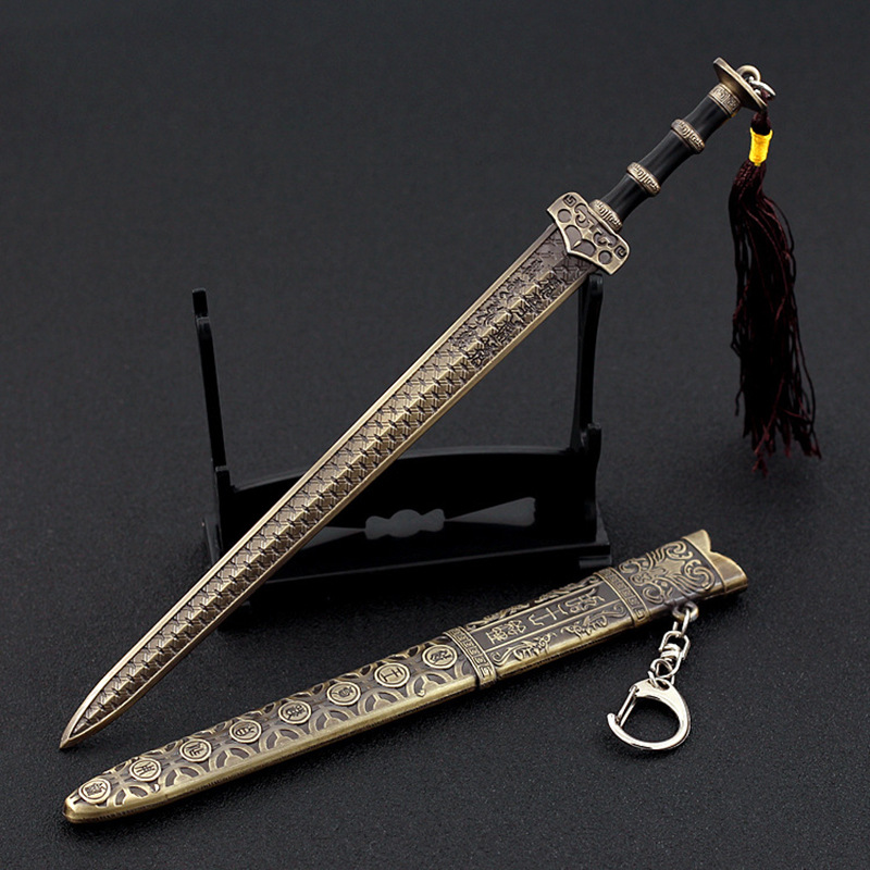 越王勾践剑古代名剑汉剑金属武器手办模型合金未开刃收藏摆件兵器