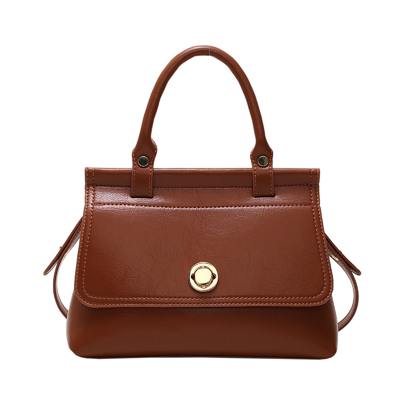 Vintage Messenger Bag Women's Autumn 2022 New Good-looking Handbag High-Grade Exquisite Commuter Messenger Bag