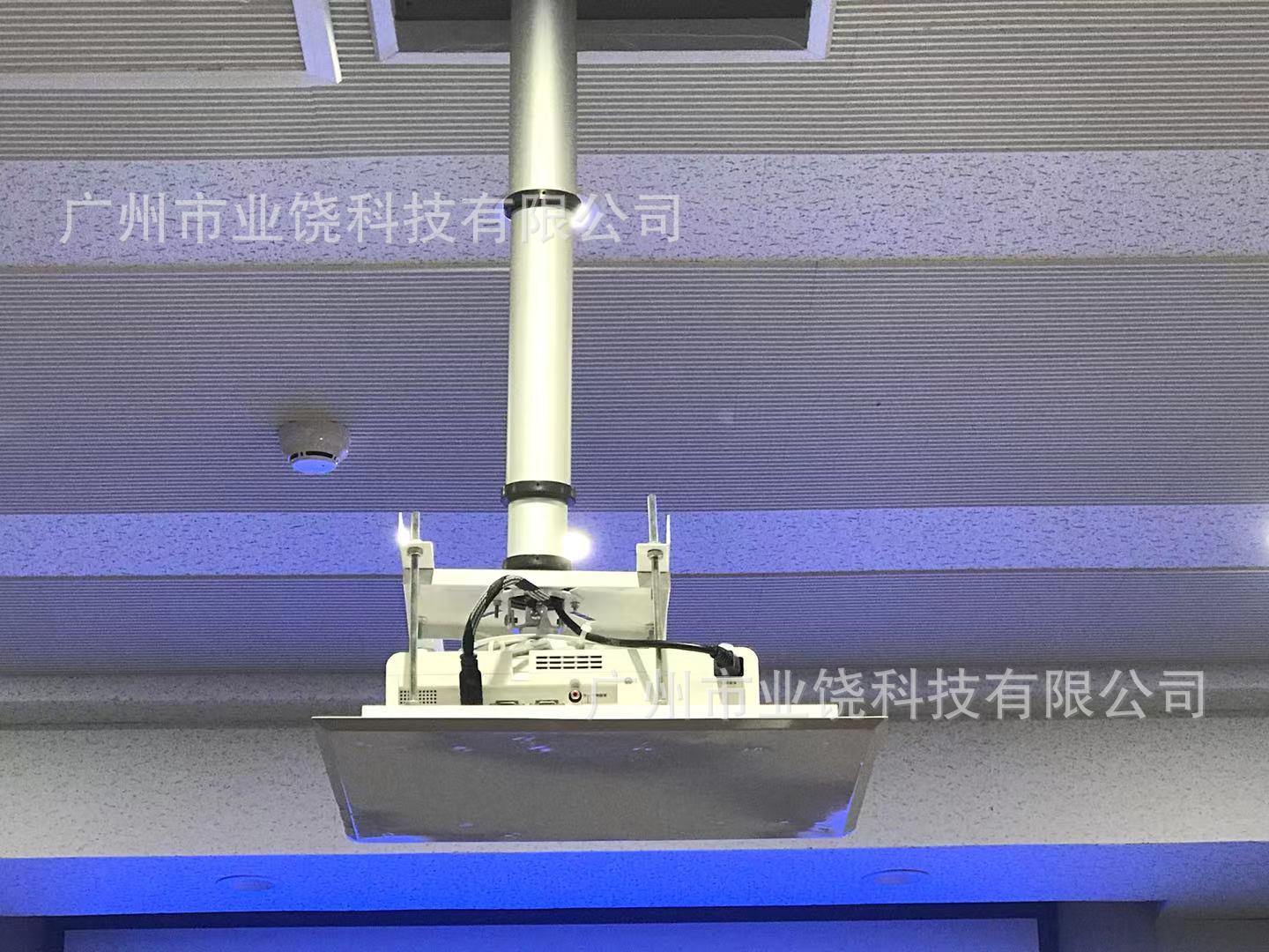 1米投影机摄像机隐藏式电动支架电动遥控伸缩吊架投影仪升降器