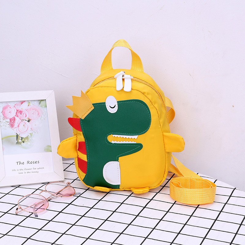 New Dinosaur Backpack Cartoon Children Backpack Children Accessories Korean Style Composite Cloth Kindergarten Baby's School Bag