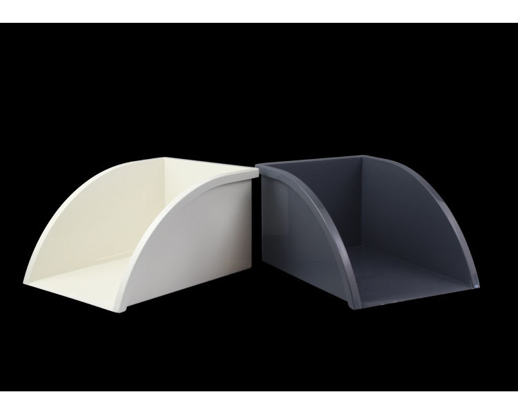 水簸箕pvc排水管下方雨成品集水斗墙角接灰色水簸箕雨水斗白色厚